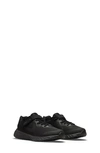 Nike Kids' Revolution 6 Flyease Running Shoe In Black/ Black/ Dark Grey