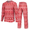 Concepts Sport Men's  Scarlet Rutgers Scarlet Knights Swivel Long Sleeve T-shirt And Pants Sleep Set In Scarlet