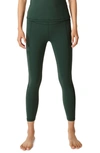 Sweaty Betty Super Soft Flow 7/8 Leggings In Trek Green