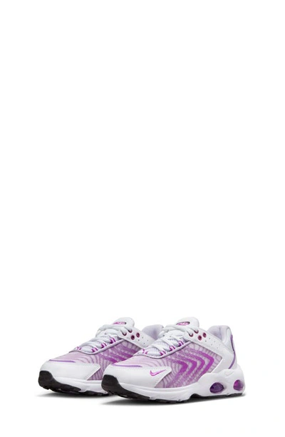 Nike Kids' Air Max Sneaker In White/ Purple/ Platinum
