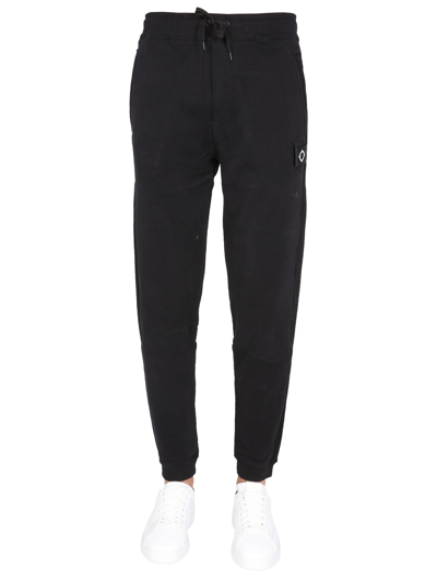 Ma.strum Ma. Strum Jogging Pants With Iconic Label In Black