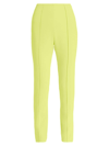 Cinq À Sept Brianne Slit-leg Trousers In Key Lime