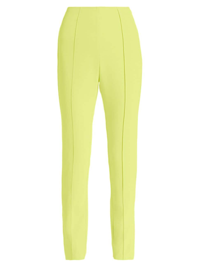 Cinq À Sept Brianne Slit-leg Trousers In Keylime