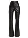 VERONICA BEARD WOMEN'S BEVERLY FAUX LEATHER FLARED PANTS
