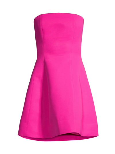 Sachin & Babi Alanna Strapless Bow-back Mini Dress In Pink