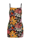 RAMY BROOK WOMEN'S GIO SEQUINED FLORAL-EMBROIDERED MINIDRESS