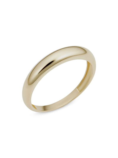 Oradina Women's 14k Yellow Solid Gold The Archie Ring In Yellow Gold