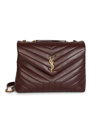 Saint Laurent Women's Loulou Medium Chain Bag In Soil Brown