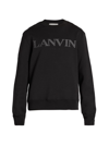 Lanvin Black Cotton Curb Sweatshirt