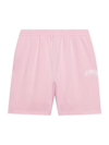 Balenciaga Cities Los Angeles Track Shorts In Baby Pink White