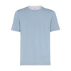 Brunello Cucinelli Cotton-jersey T-shirt In Sky Blue