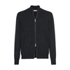 Brunello Cucinelli Men's Fine-gauge Wool/cashmere Zip Cardigan In Dark Grey