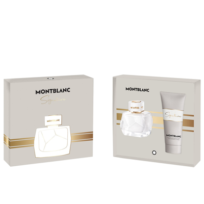 Montblanc Ladies Signature Pour Femme Gift Set Fragrances 3386460130622 In White