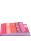 Missoni Striped Duvet Cover In Red