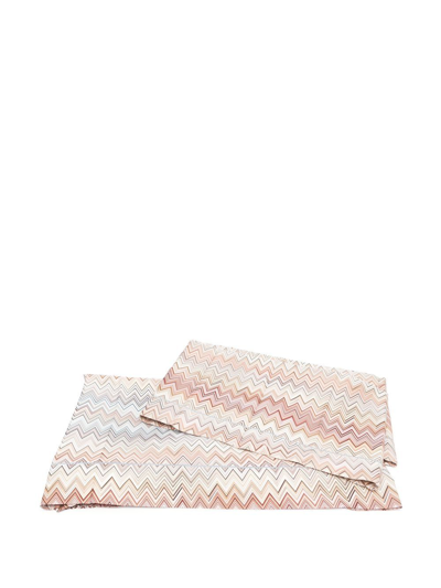 Missoni Striped Duvet Cover In Neutrals