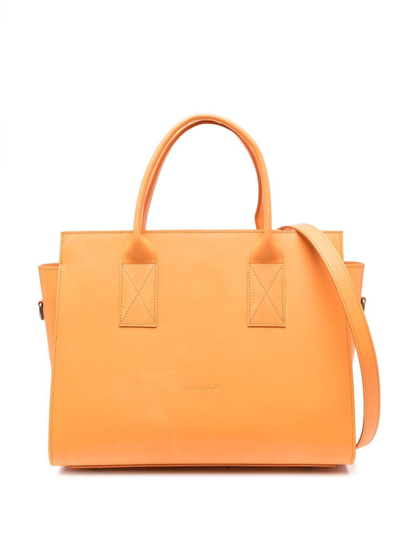 Marsèll Dritta Leather Tote Bag In Orange
