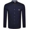Paul Smith Ps By  Long Sleeved Tailored Shirt Navy In Navy