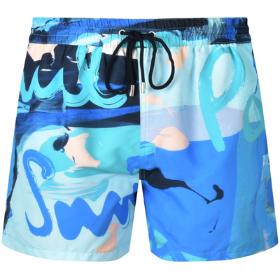 Paul Smith Ps By  Swim Shorts Blue