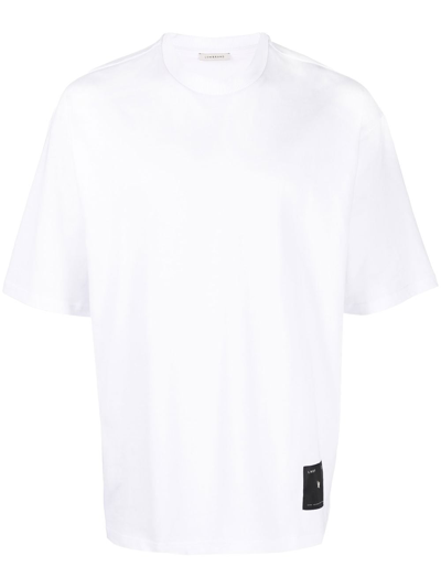 Low Brand Logo-patch Short-sleeve T-shirt In White