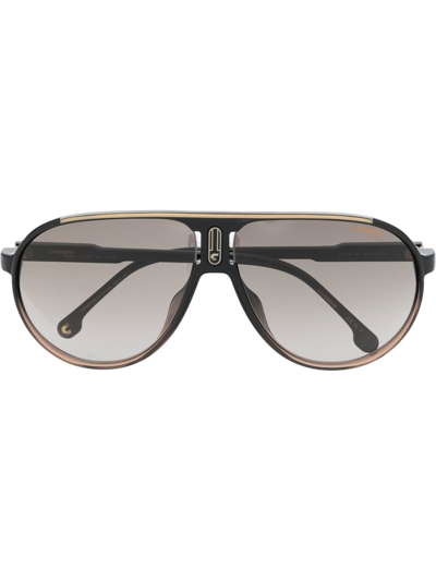 Carrera Champion 65 Pilot-frame Sunglasses In Black