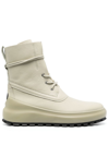 STONE ISLAND SHADOW PROJECT LACE-UP LEATHER BOOTS