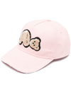 Palm Angels Bear Patch Baseball Cap In Pink