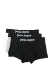 Palm Angels Stretch-cotton Boxer Trunks In Grey