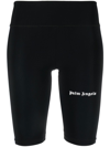 Palm Angels Training Track Jersey Shorts In Black