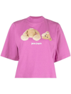 Palm Angels Teddy Bear-print T-shirt In Purple