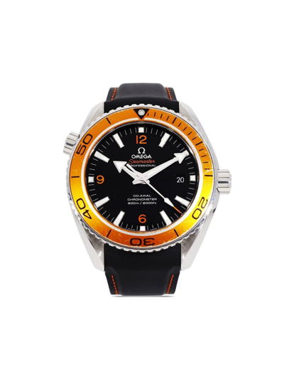 Pre-owned Omega 2013  Seamaster Planet Ocean 45mm In Black