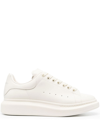 Alexander Mcqueen Leather Oversized Sneakers In Animal Print