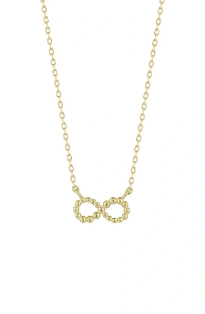 Ember Fine Jewelry 14k Yellow Gold Infinity Symbol Pendant Necklace