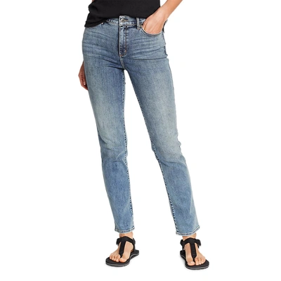 Eddie Bauer Women's Revival High-rise Slim Straight Jeans In Grey