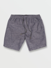 Volcom Frickin Mix Stretch Cotton Shorts In Blue