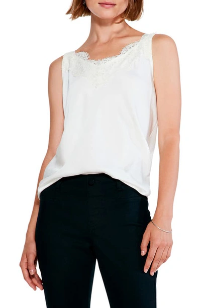 Nic + Zoe Lace Tank In White