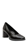 Ara Block Heel Pump In Black Patent