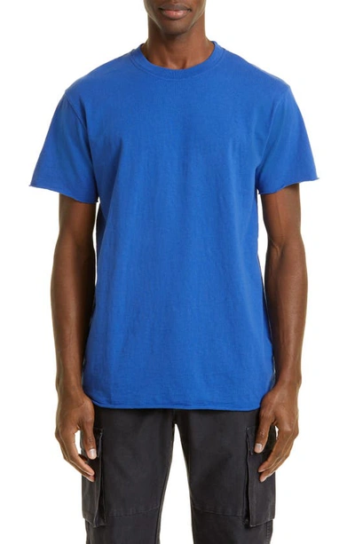John Elliott University Cotton-jersey T-shirt In Blue