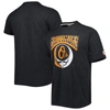 Homage Charcoal Baltimore Orioles Grateful Dead Tri-blend T-shirt In Charcoal