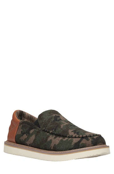 Sanuk Coby Vibe Camo Slip-on In Woodland Camo