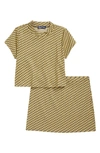Freshman Kids' Daisy Top & Skirt Set In Summer Daisy
