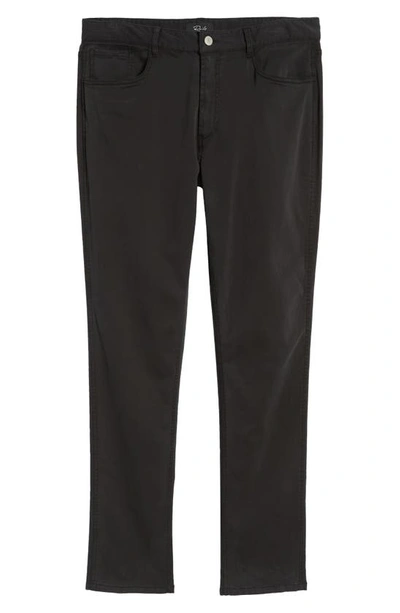 Rails Lewis Five-pocket Straight Leg Trousers In Washed Black