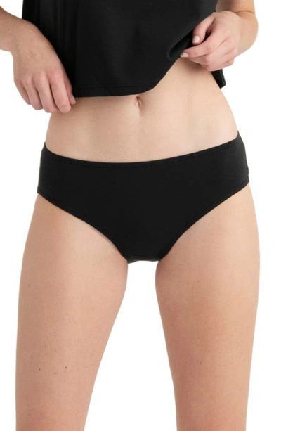 Kent 2-pack Compostable Organic Cotton Hipster Briefs In Black/ White
