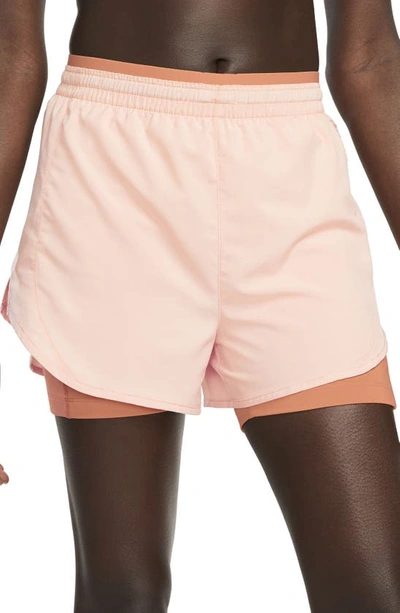 Nike Tempo Luxe 2-in-1 Shorts In Pink