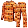 Concepts Sport Men's  Orange Oregon State Beavers Swivel Long Sleeve T-shirt And Pants Sleep Set In Orange