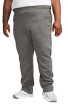 Nike Men's Relaxed-fit Therma-fit Open Hem Fitness Pants In Charcoal Heather