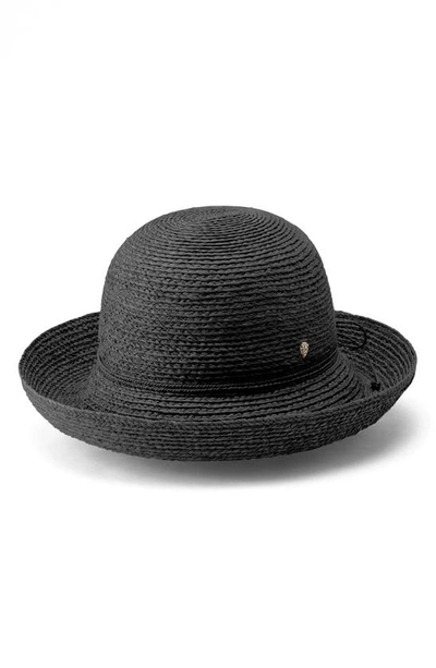 Helen Kaminski Prima 10 Raffia Hat In Charcoal