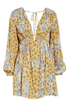 Free People Soli Mini Dress In Golden Hour