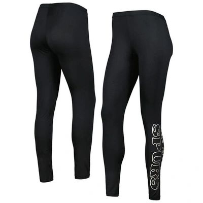 G-iii 4her By Carl Banks Black San Antonio Spurs Stadium Leggings