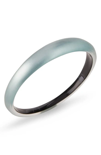 Alexis Bittar Tapered Lucite Bangle In Blue Grey
