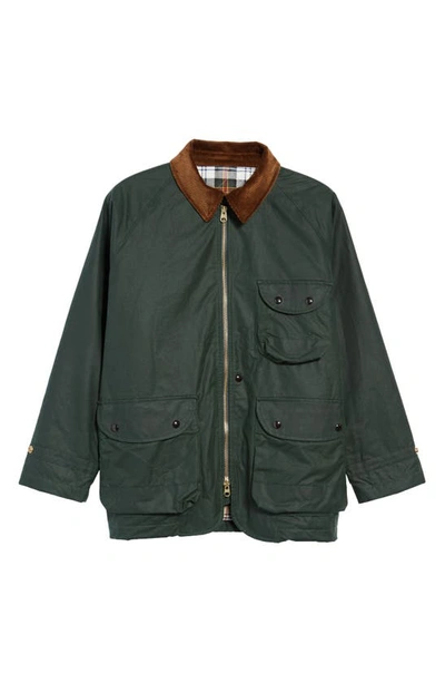 Drake's Water Repellent Waxed Cotton Coverall Jacket In Unknown